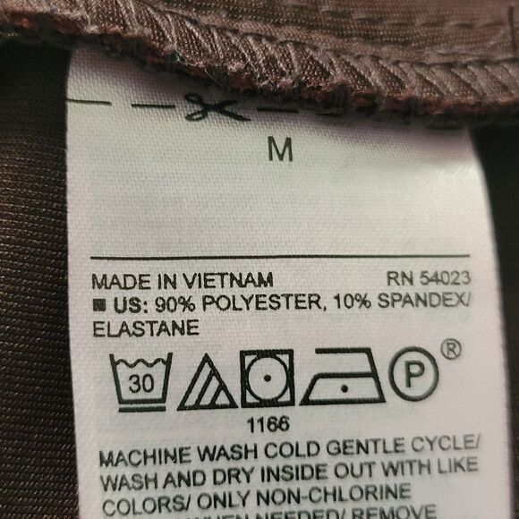 Old Navy Wine Suede Feel Zipper Jacket Size Medium - Picture 9 of 9